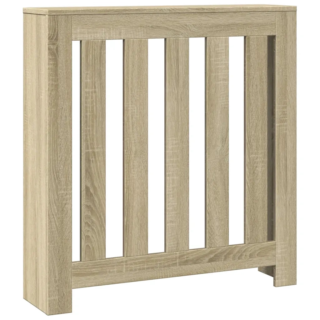 vidaXL Copertura Termosifone Rovere Sonoma 78x20x82 Legno Multistrato