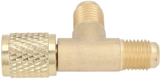 Adattatore di connessione rapida per R22 R12 R134 con interfaccia 1/4 polliche SAE