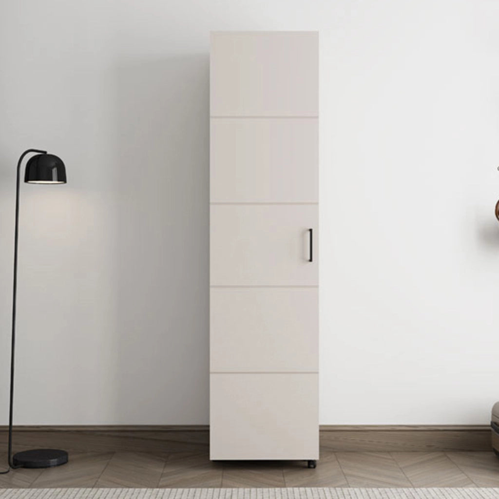 Mobile Portascarpe Visby, Scarpiera 10 Ripiani, 46x33x185h cm Bianco Crema