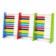 Pallottoliere Abaco per Bambini in Legno Gioco Educativo Palline Colorate, Colore Casuale 53566