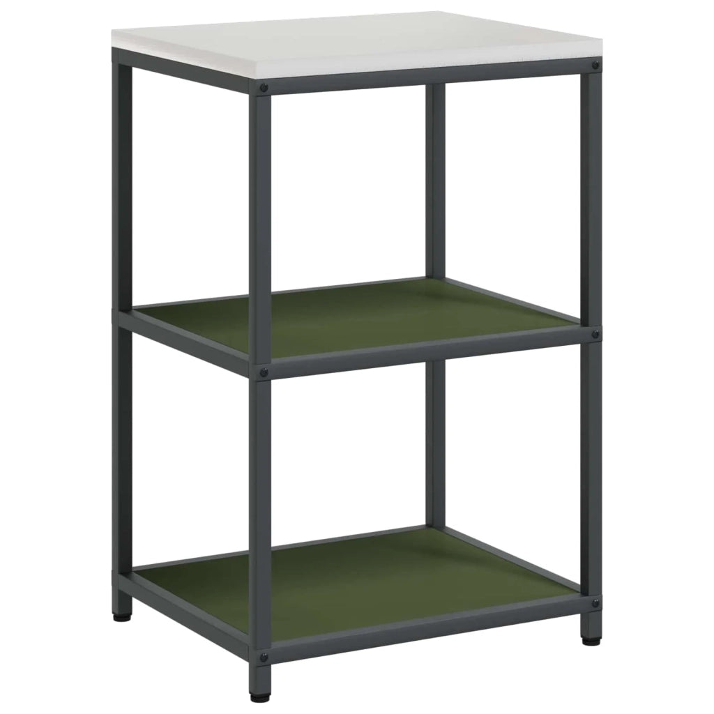 Stoccaggio in cucina Verde oliva 60 x 50 x 92 cm Acciaio 874964