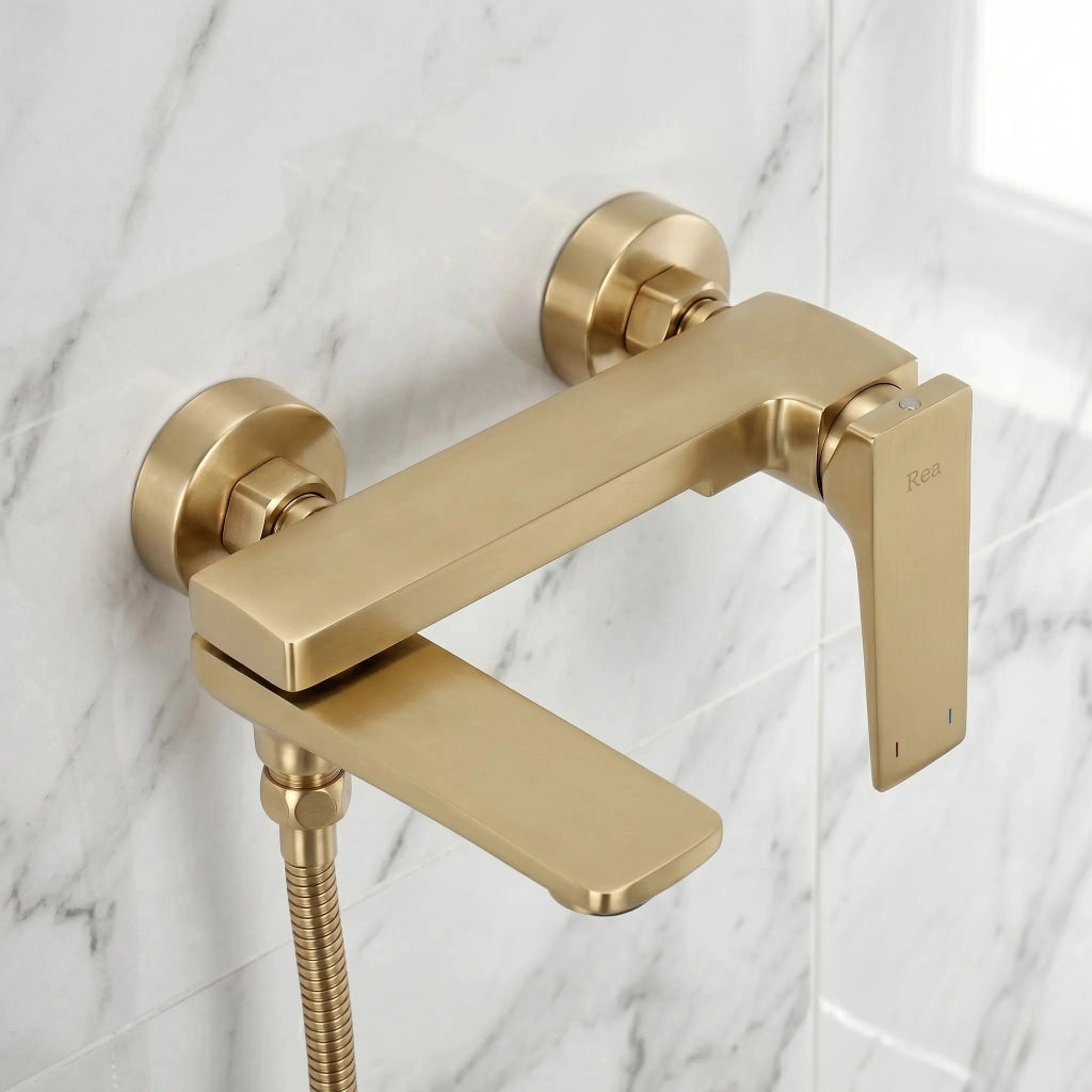 Rubinetto Da Vasca Premium Rea Prime Gold Brush