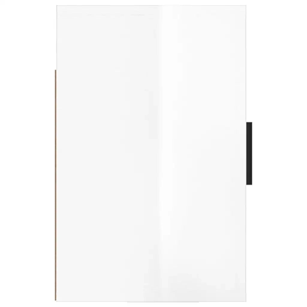 Comodini a Muro 2 pz Bianco Lucido 50x30x47 cm 816869