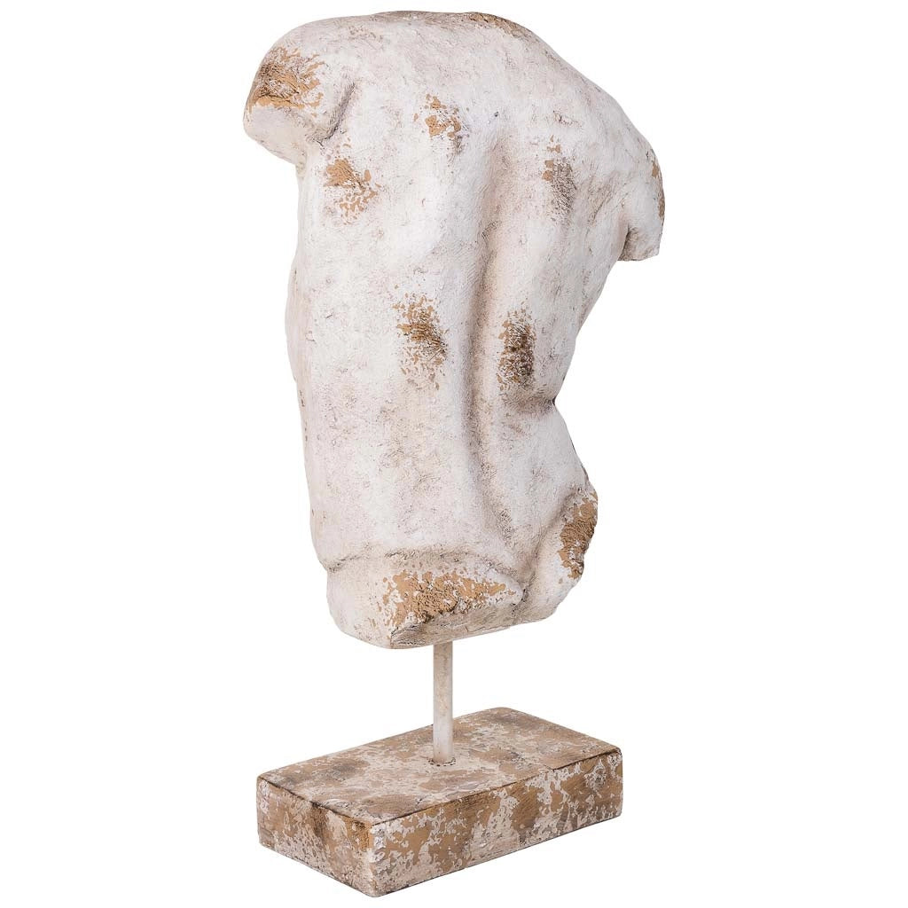 Figura busto color pietra, 40x17x68h cm