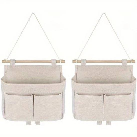 Set di due sacche da appendere - Tasca da appendere - Organizzatore da appendere - Organizzatore per porte di bagno - per casa, scuola, ufficio, negozio, camper, tenda