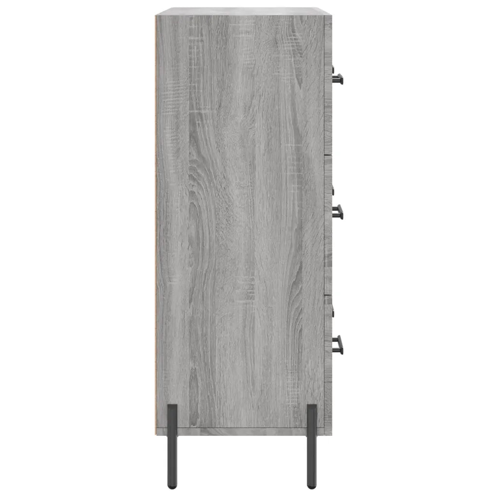 Credenza Grigio Sonoma 69,5x34x90 cm in Legno Multistrato 827866