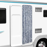 Zanzariera Blu Bianco e Argento 56x185 cm Ciniglia 284273