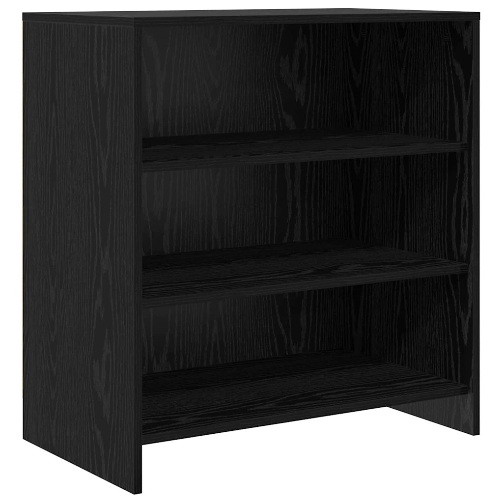 vidaXL Sideboards 2 pcs Rovere nero 70 x 41 x 75 cm Legno multistrato