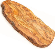 Snijplank in Olijfhout - Servizio di Cucina o Taglio - Snijplanken per Barbecue e Formaggi - Dimensioni 39x18 cm