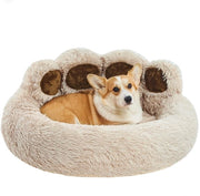 Hondenmand Ronde con Cuscino in Forma di Donut, Dimensione Medio Grande 81 cm, Comfortevole e Soft Hondenmand, Lavabile Hondenmand, Cuscione per Cani con Forma di Camicia