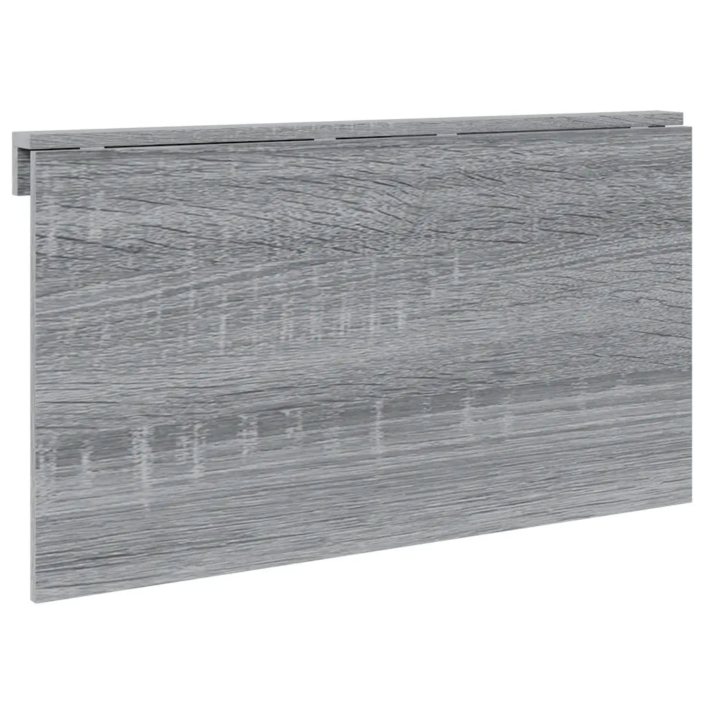 Tavolino Muro Pieghevole Grigio Sonoma 100x60x56 cm Multistrato 342651