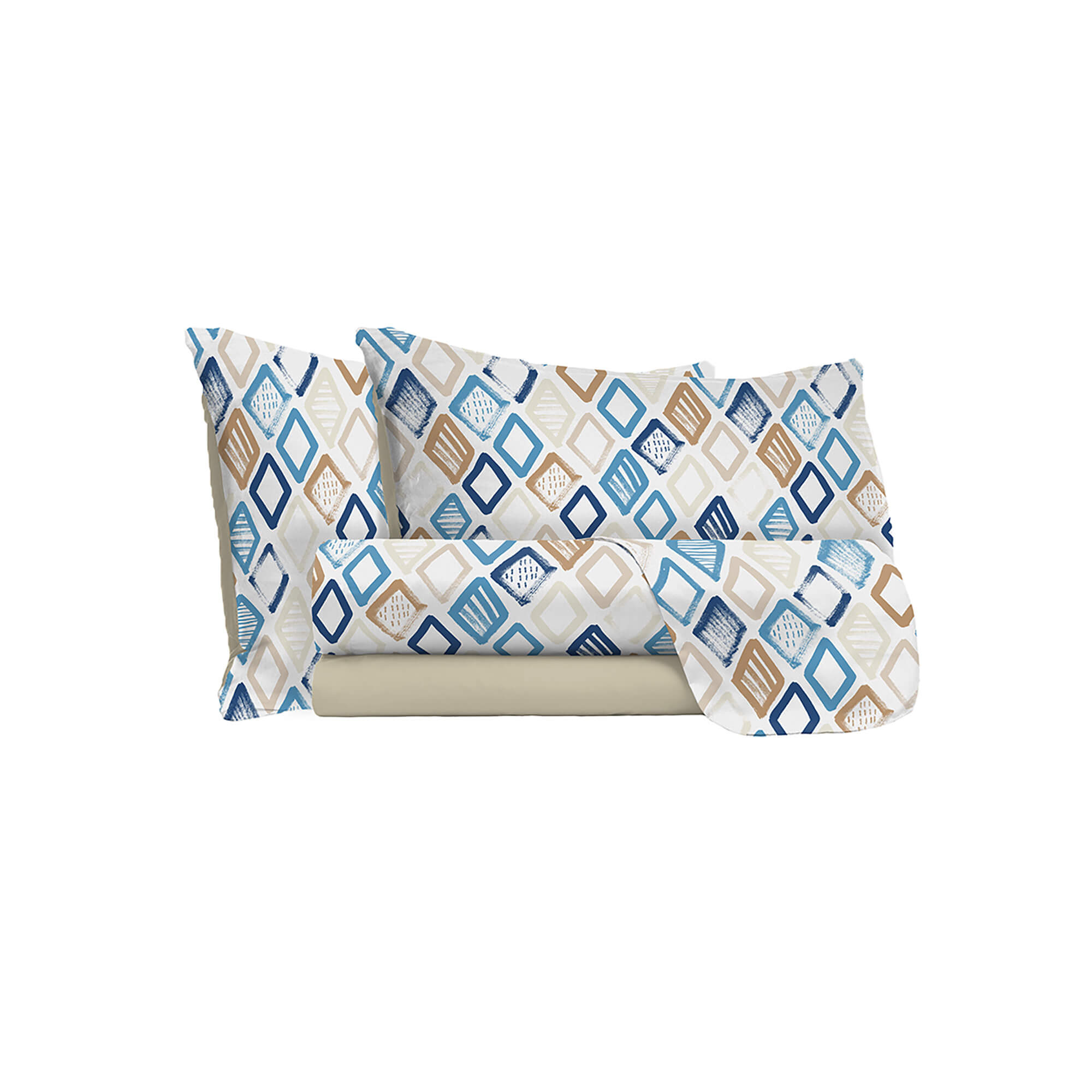 Set Lenzuola Singolo con Stampa Sopra Sotto e Federe Jolly