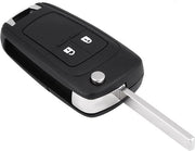Sostitutore di chiave a distanza pieghevole 2 tasti per auto con trasmettitore 433 MHz ID46 chip compatibile con Corsa E Insignia 5WK50079.