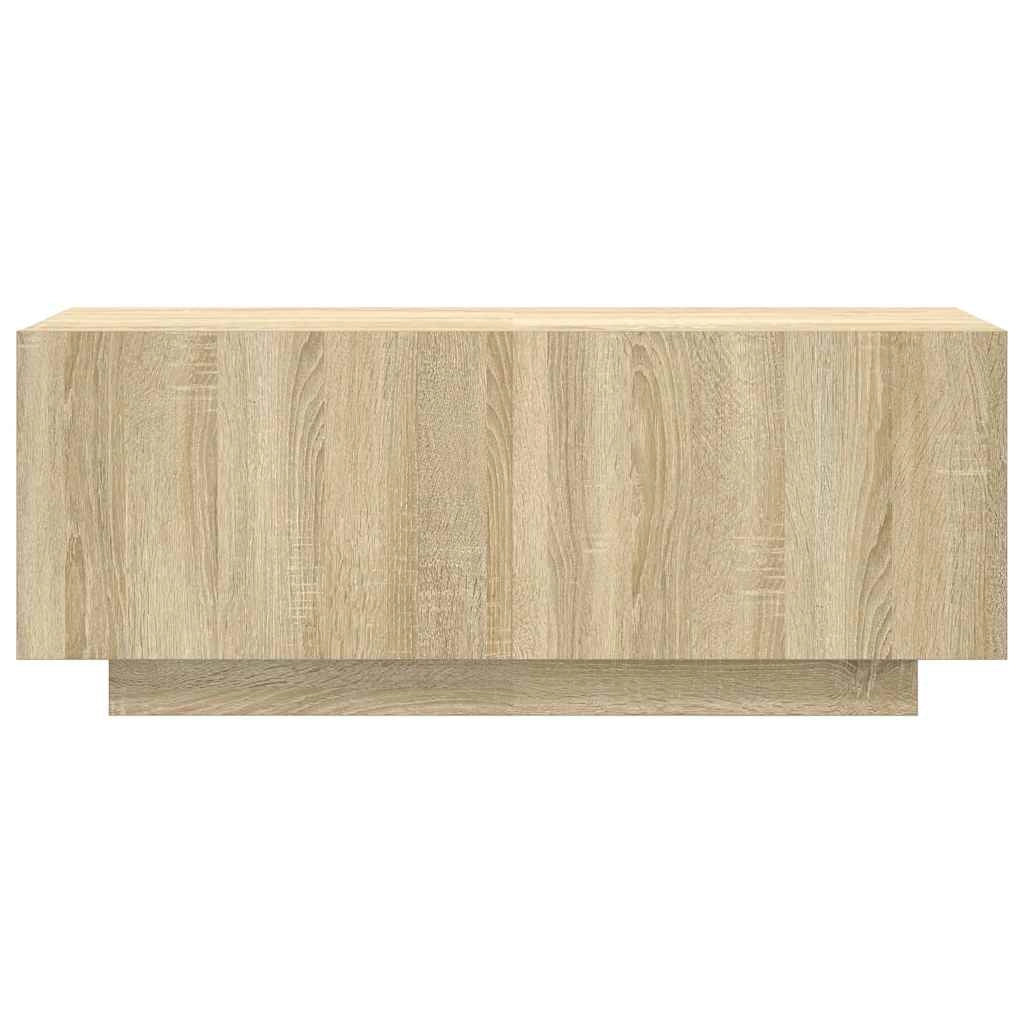 Mobile TV multimediale mensola TV credenza TV sala da pranzo soggiorno camera da letto rovere Sonoma 100 x 35 x 40 cm legno ingegnerizzato marrone 02_0027415
