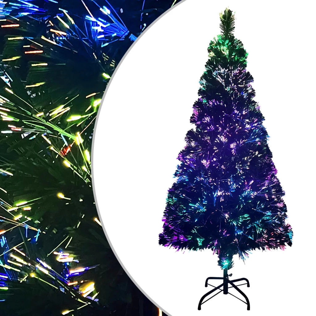 Albero di Natale Artificiale Supporto Verde 150 cm Fibra Ottica cod mxl 7046
