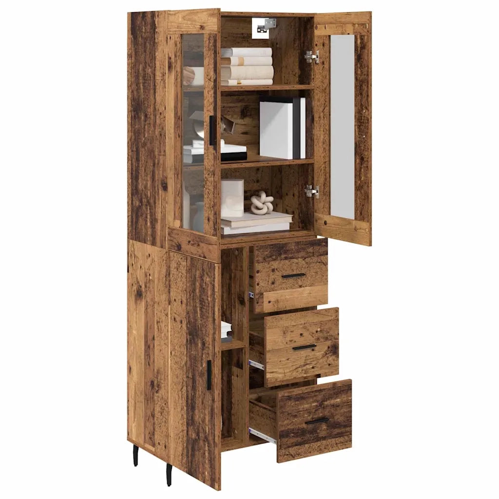 Credenza con cassetto 2 pcs Legno vecchio Legno multistrato 3415751