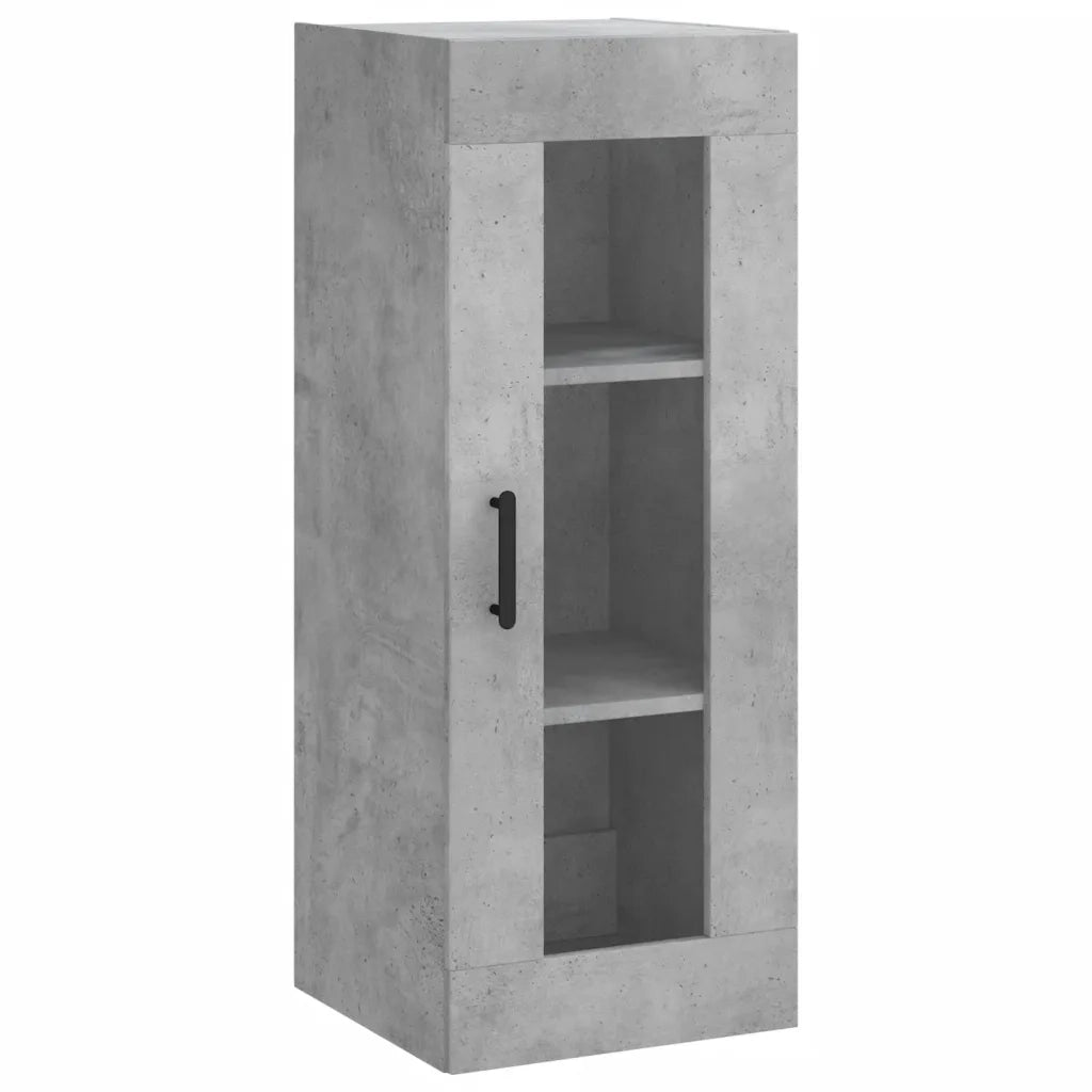 Credenza Grigio Cemento 34,5x34x180 cm in Legno Multistrato 3199437