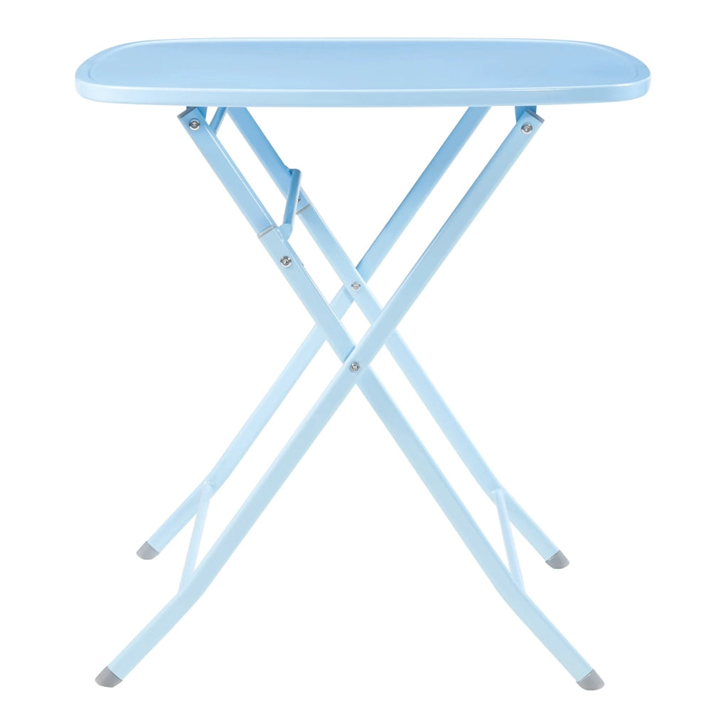 Tavolo da giardino pieghevole 71 x 70 x 70 cm azzurro cielo 03_0011038