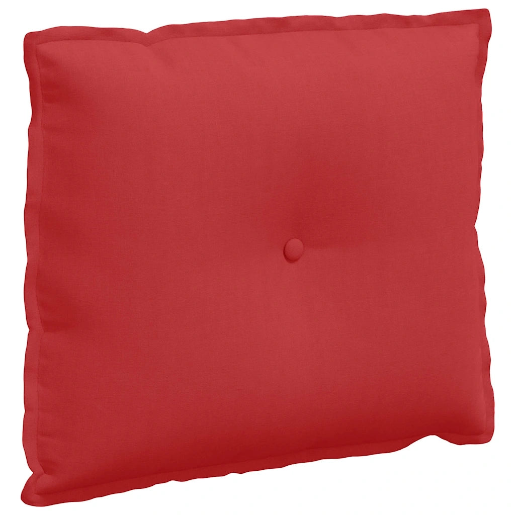 Cuscino per Schiena Rosso 60 x 19 x 50 cm Tessuto 42014670