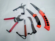 Set 6 Pezzi Forbice Potatura Pota Troncarami Segaccio Coltello Innesto