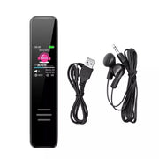 REGISTRATORE VOCALE DIGITALE PORTATILE LETTORE MP3 WAV USB AUDIO 8GB Q-LC501