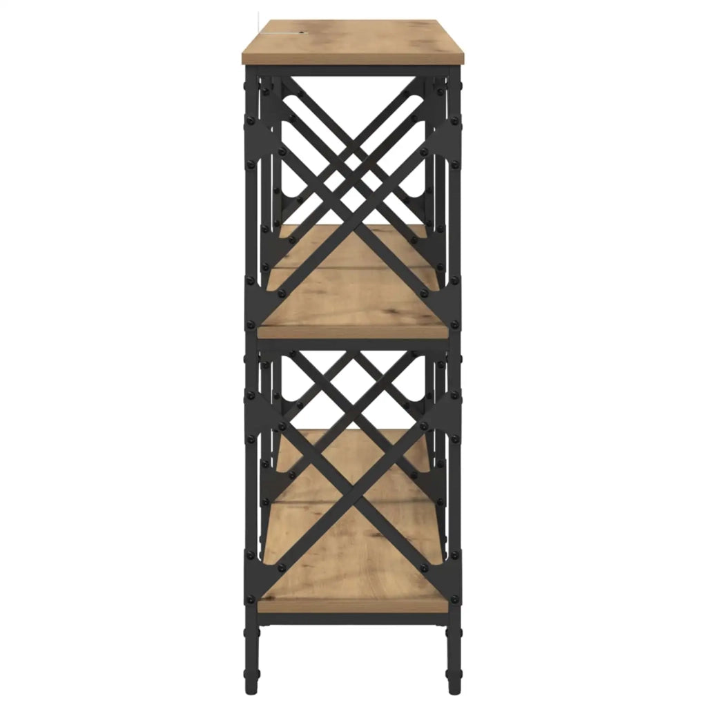 Tavolo consolle Rovere artigianale 100 x 28 x 80,5 cm