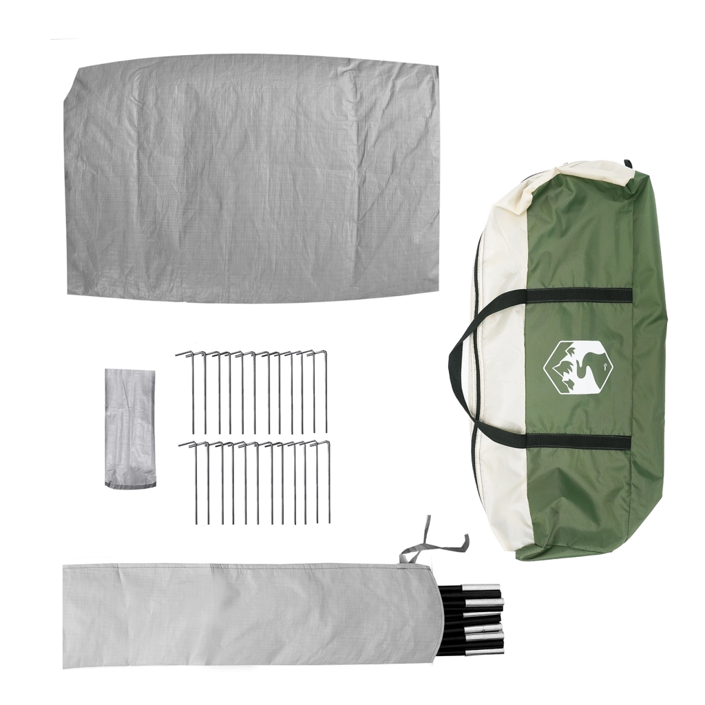 Tenda Familiare Tipi Verde 8-Persone Impermeabile