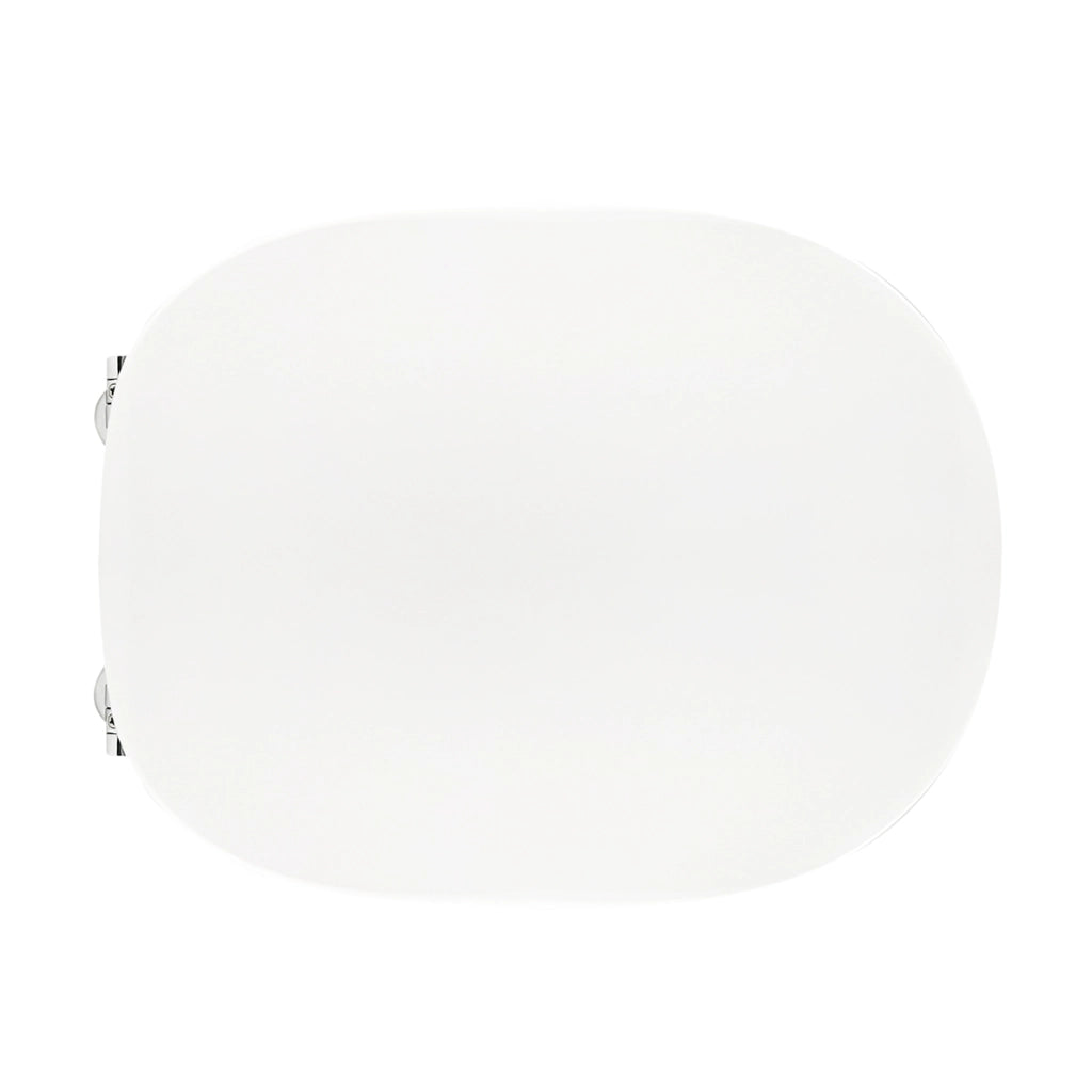 SEDILE WC PER SENESI VASO TUSCIA FORMA 6- Bianco - Cerniere A passant- CW- pezzi 1