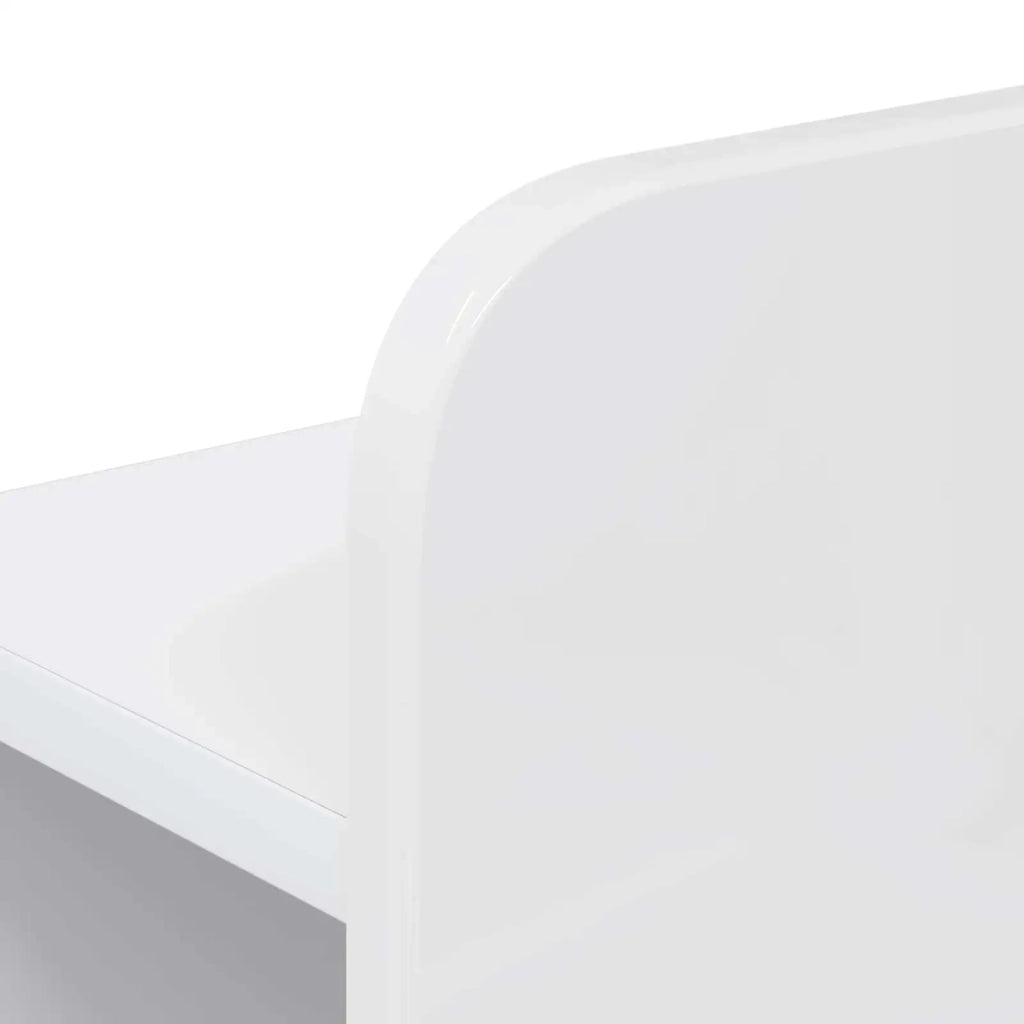 Testata del letto Bianco Lucido Legno ingegnerizzato 8001304