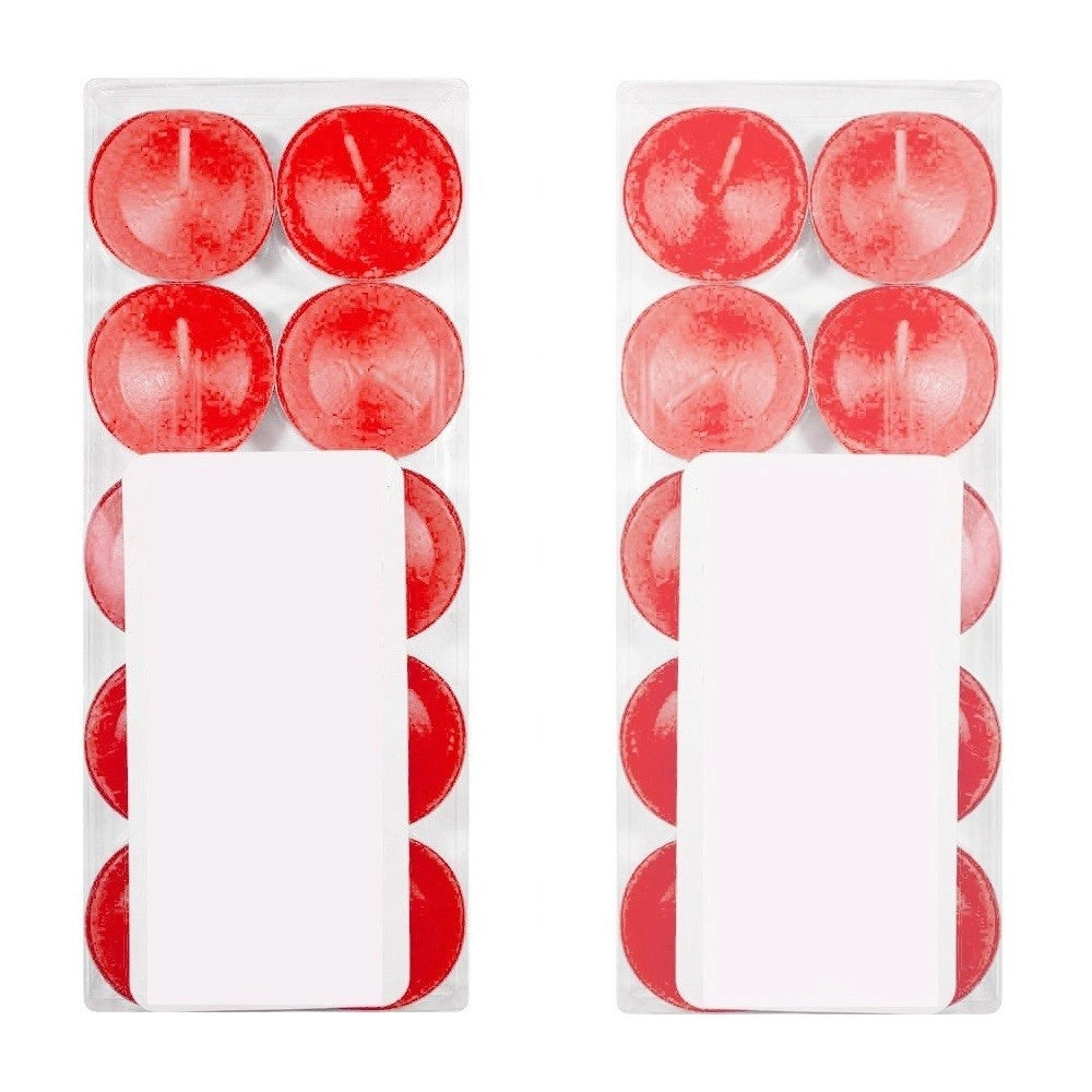 Trade Shop - Set 30 Candele Candela Profumata Fragranza Fragola Strawberry Rosso Profumo -