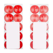 Trade Shop - Set 30 Candele Candela Profumata Fragranza Fragola Strawberry Rosso Profumo -