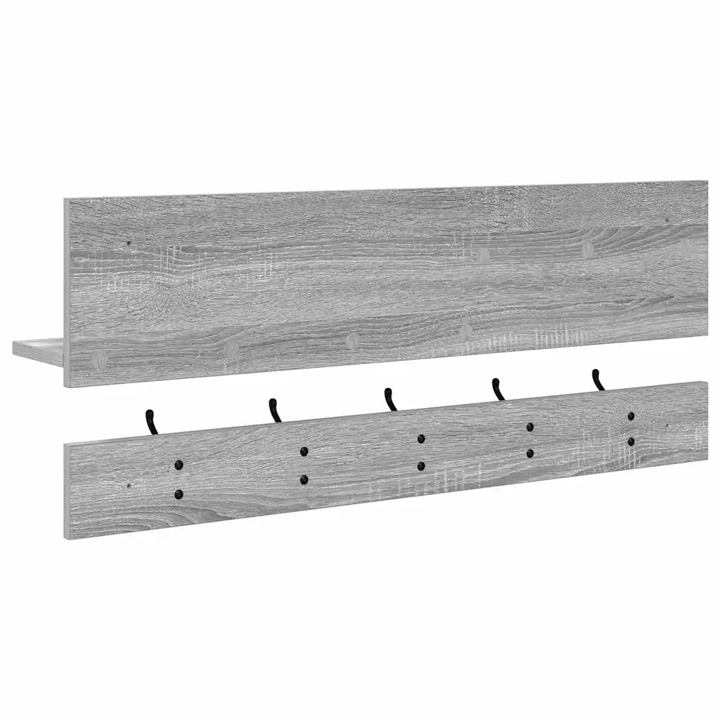 Appendiabiti a muro Grigio Sonoma 90 x 15 x 36 cm CFW3633743