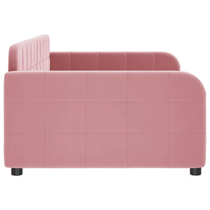 Letto da Giorno Rosa 90x200 cm in Velluto 354061