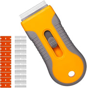 Kit di rasatura per superfici di cottura - Incluso 10 lamelle in plastica e 10 in acciaio inossidabile
