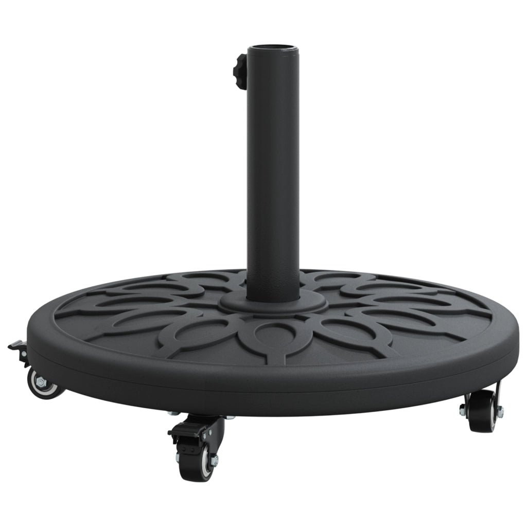 Base per Parasol  con Ruote per Poli Ã˜38-48 mm 13 kg Rotonda