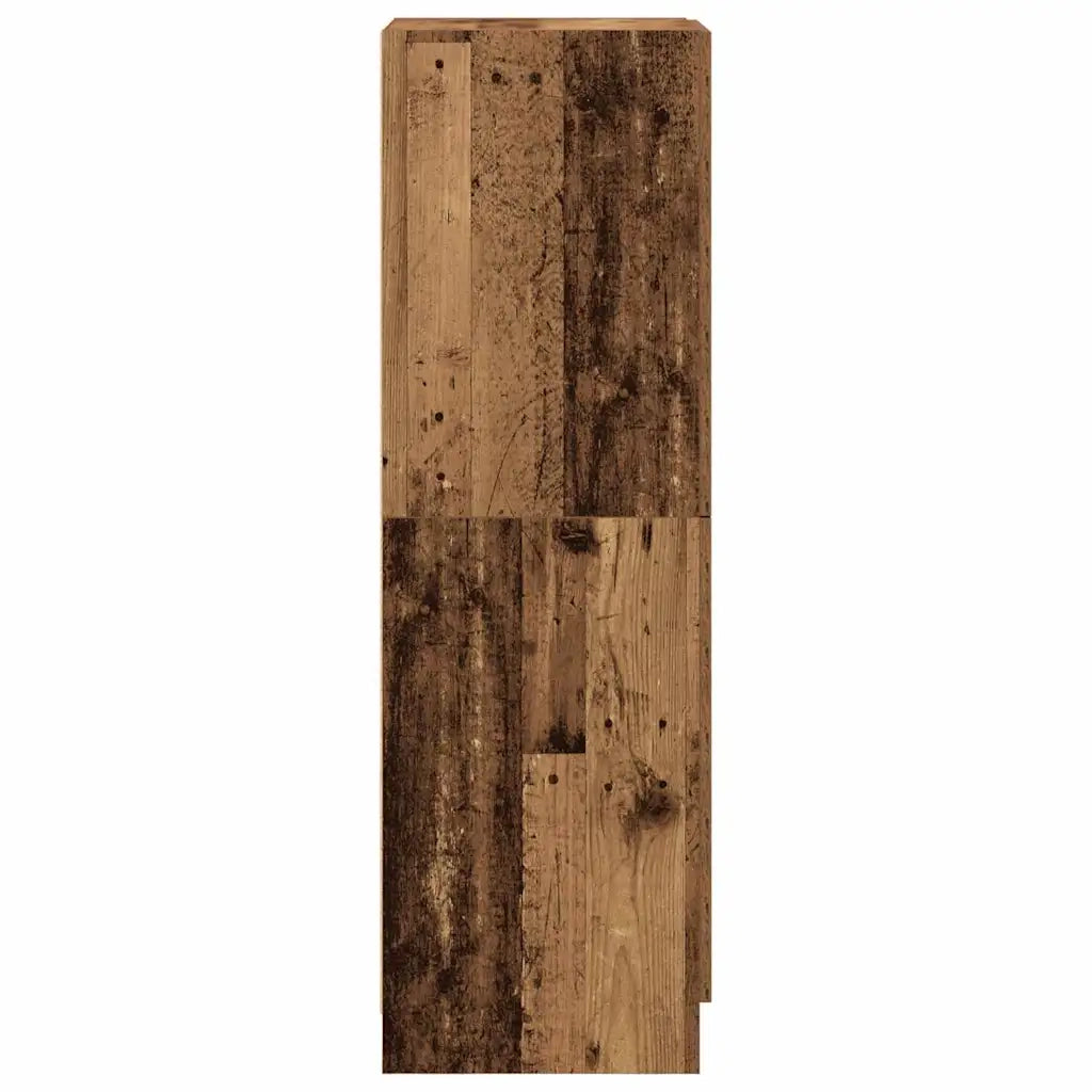 Armadietto Cucina Legno Antico 38x41,5x131,5 cm in Legno 860119