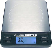 Ponderoso digitale - Bilancia digitale per persona Ponderoso TP-2000 x 01 - bilancia precisa con risoluzione di 01 g - intervallo di pesa 2000 g / 2 kg - colore nero