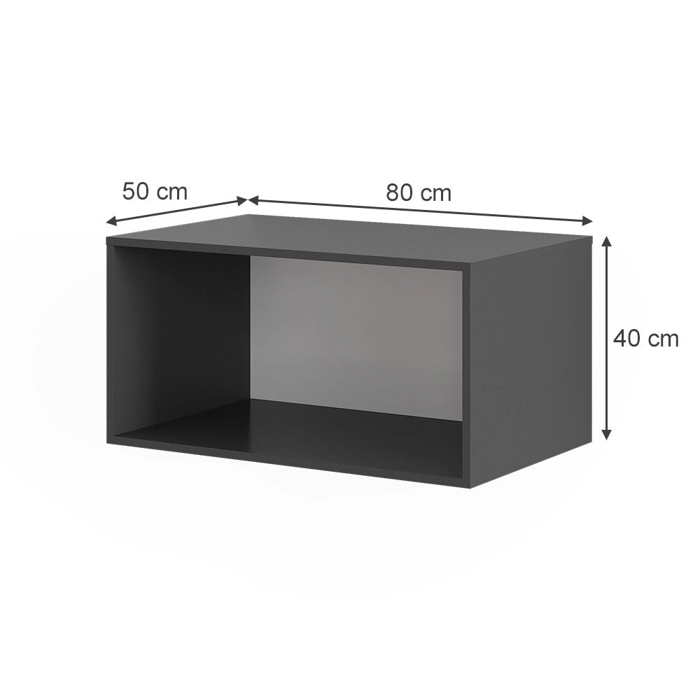 Vicco Parte superiore dell'armadio Antracite 80 x 40 cm