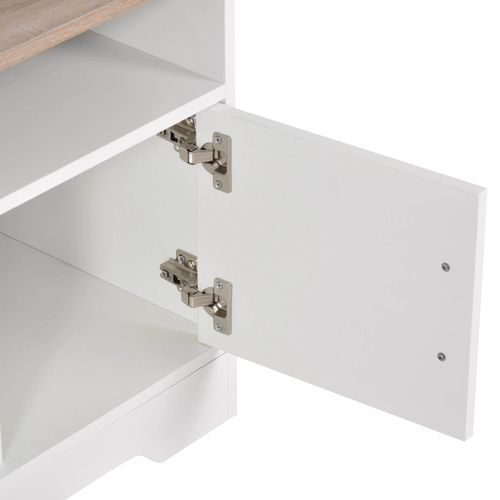 Mobile TV con cassetti e ripiani aperti ¨C zephmum ¨C truciolato 105x40x52 cm
