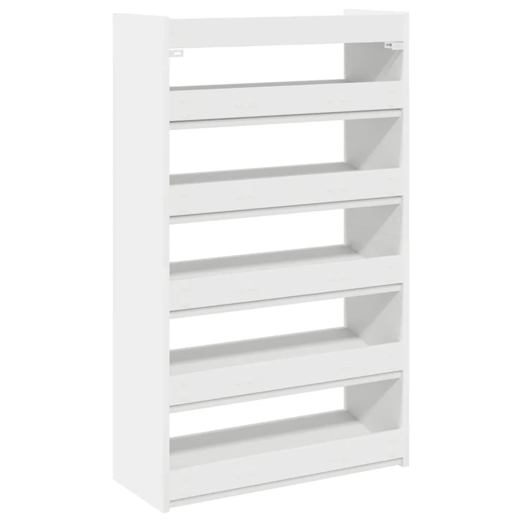 Scarpiera Bianca 60x25x100 cm in Truciolato 859869
