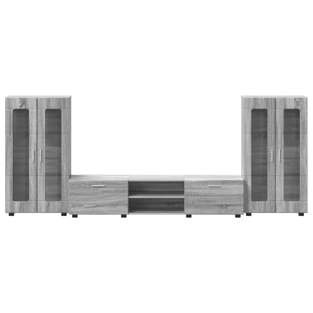 Set mobile TV FLORIN 3 pcs Grigio Sonoma Legno multistrato 3397940