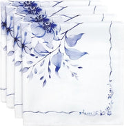 Set di tovaglioli da 4, tovaglioli di stoffa 100% cotone morbidi comodi di alta qualità tovaglioli riutilizzabili per la tavola da pranzo perfetti per cene con la famiglia matrimoni cucina (45 cm x 45 cm)