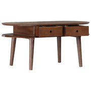 Tavolino da salotto | Tavolino da caff¨¨ | Tavolino da Soggiorno 100x50x46 cm in Legno Massello di Acacia