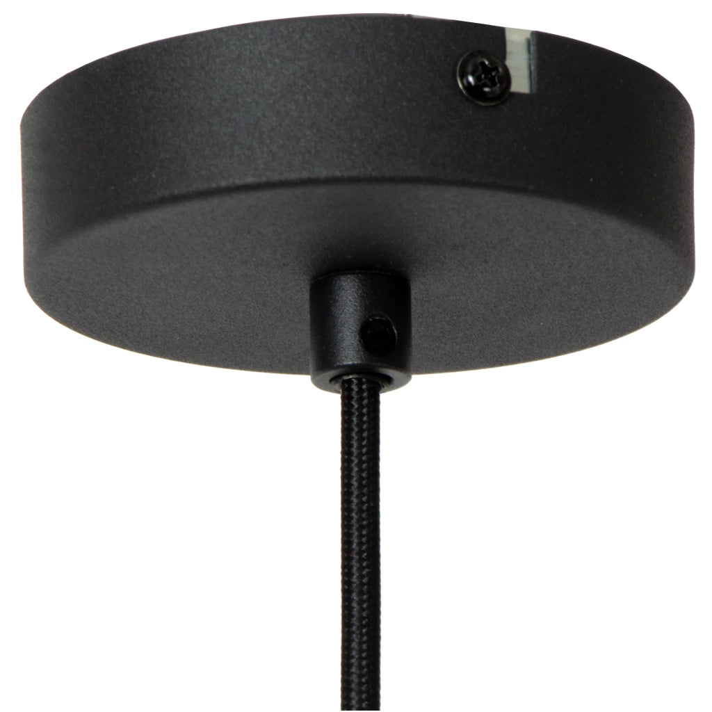 Lampada a sospensione in feltro grigia Rafal E27 40W Lucide