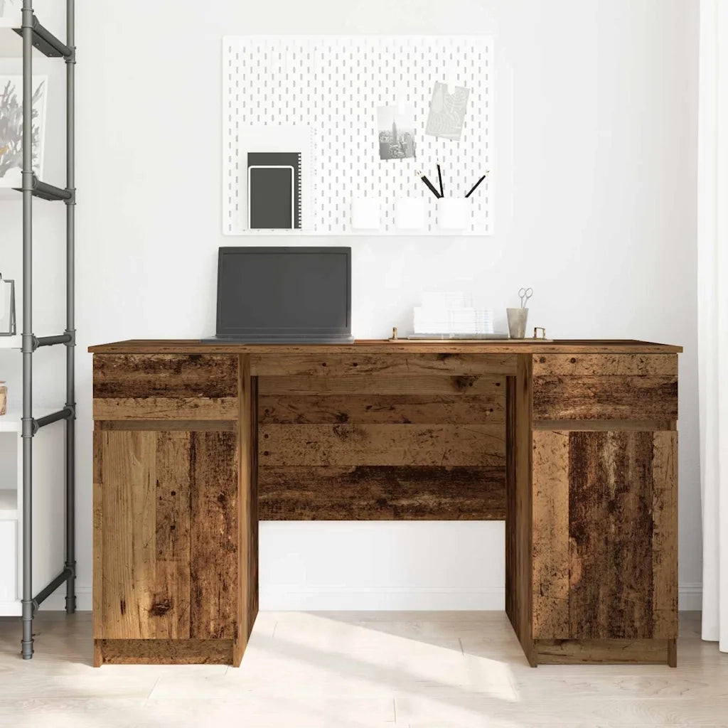 Scrivania | Tavolo da Ufficio Legno vecchio 140 x 49 x 76 cm Legno multistrato