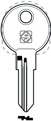 Silca CHIAVE ASC HF75R (G. VAE 1) HAFELE 20.00 pz