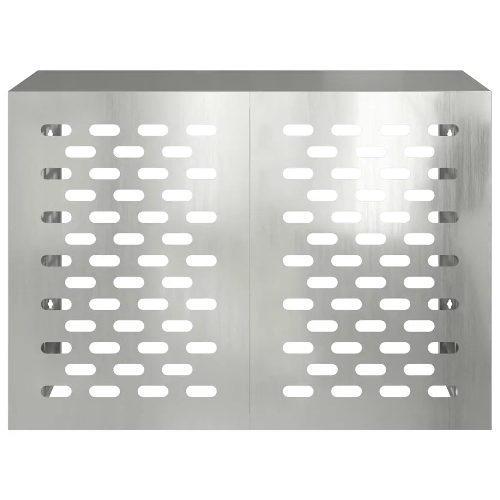 Copertura per condizionatore d'aria Argento 100 x 50 x 70 cm