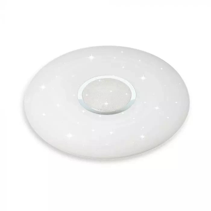 Plafoniera LED Rotonda 40W con Telecomando Cambia Colore 3 in 1 Effetto Stellato d: 393mm h: 75mm Dimmerabile