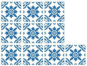 Tegelstickers 10 pezzi - 20 cm x 20 cm - Impermeabili - Rimovibili - PVC - Adatti per cucina/bagno - Stick per muro