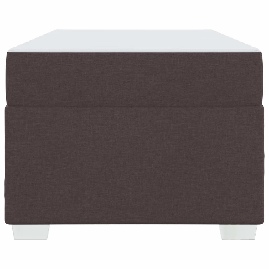 Struttura del letto Marrone Scuro 100 x 200 cm Tessuto 3399169